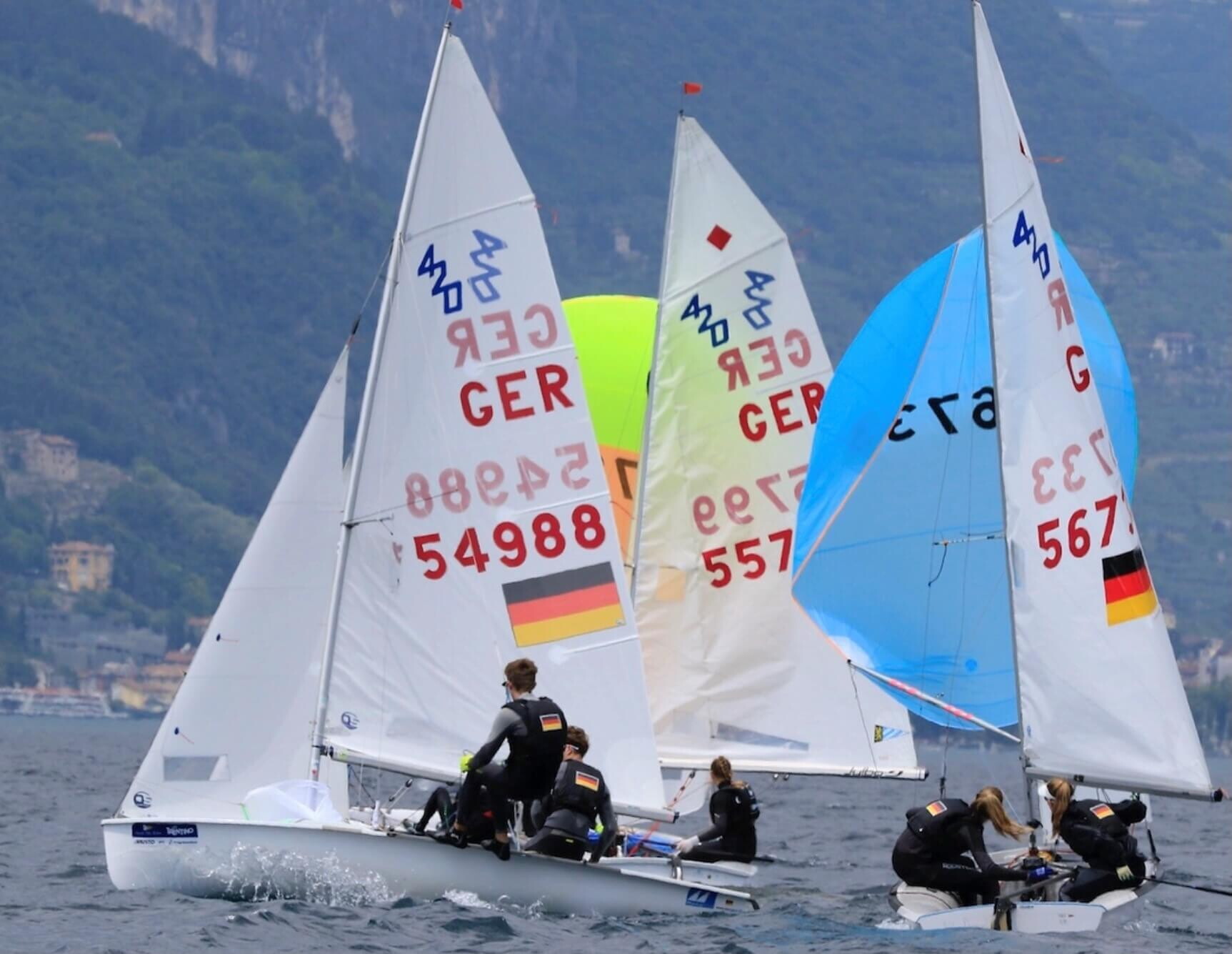 SVNRW 420er beim Lupo-Cup 2021 am Gardasee.