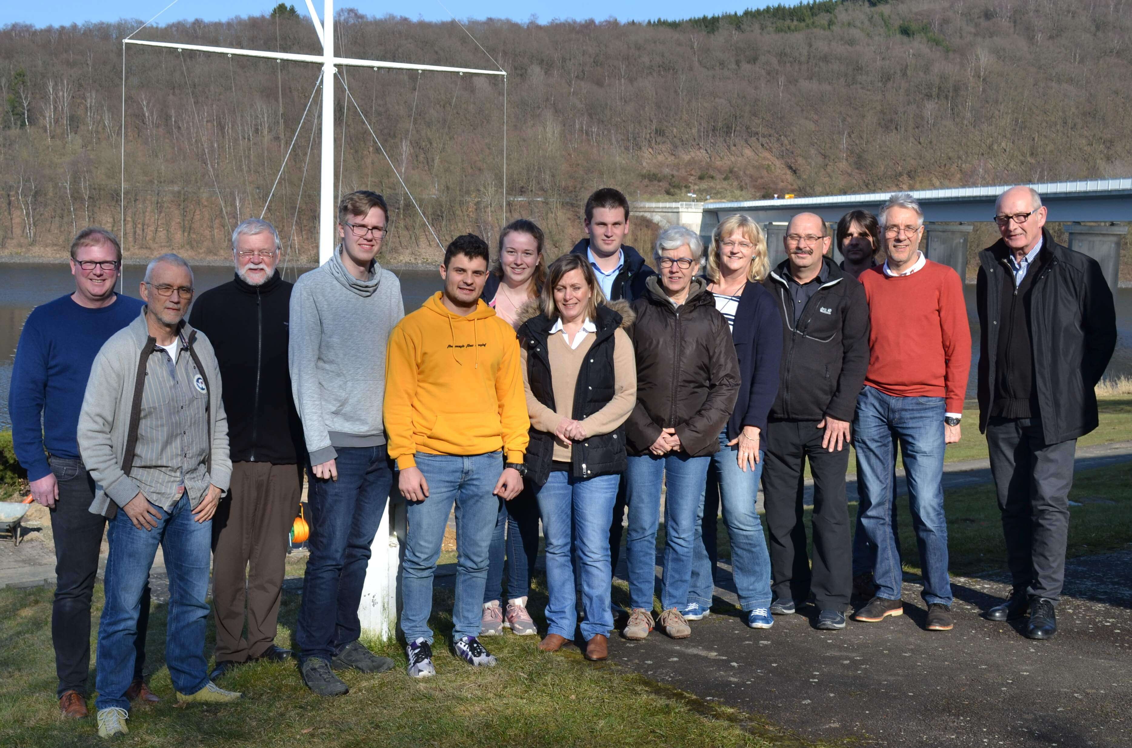 Die Teilnehmer des Regelseminars am Biggesee.