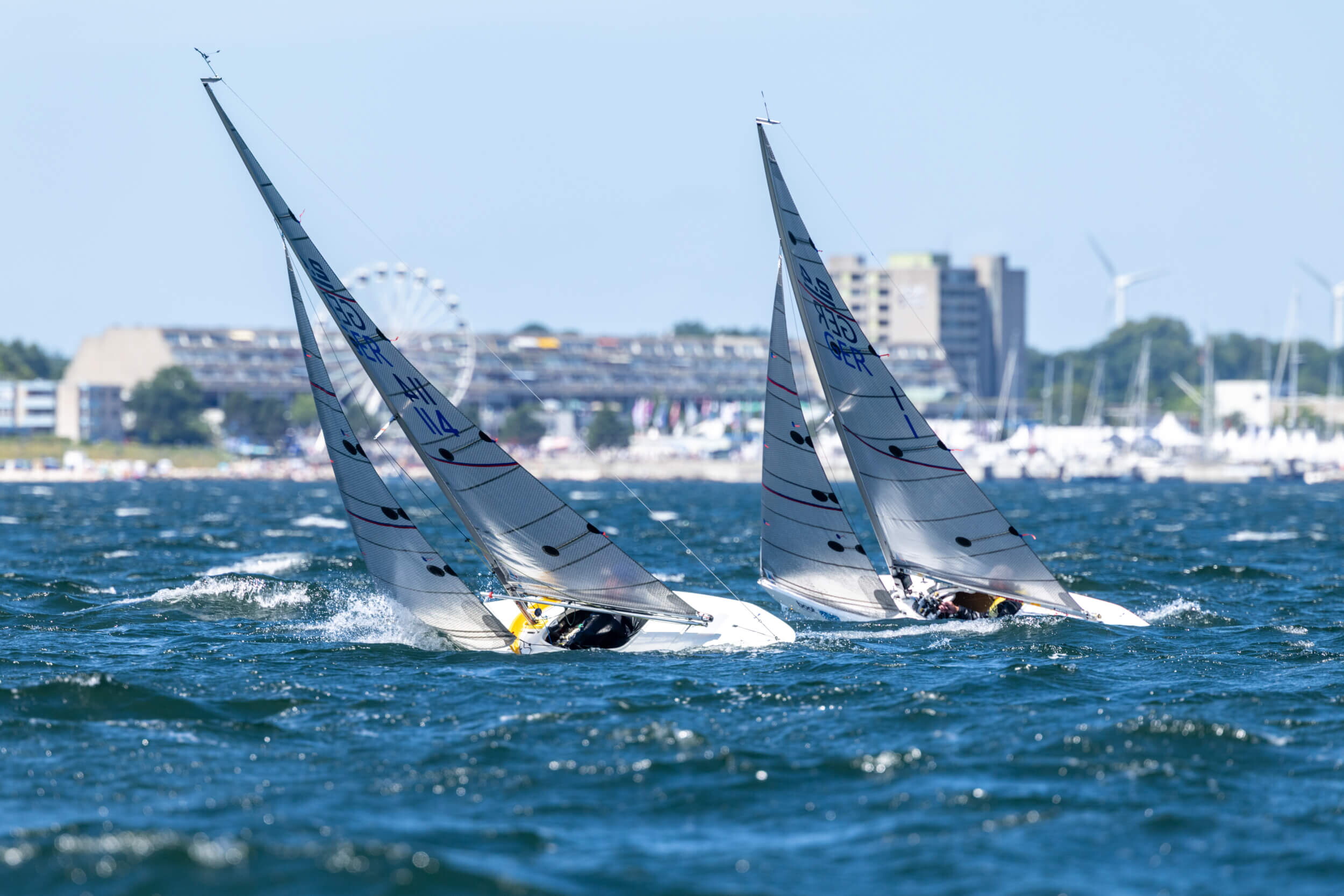 Paraolympisches Segeln vor Kiel Schilksee. &copy; Christian Beeck.